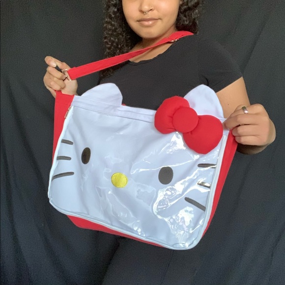 hello kitty crossbody laptop book bag - Picture 1 of 3